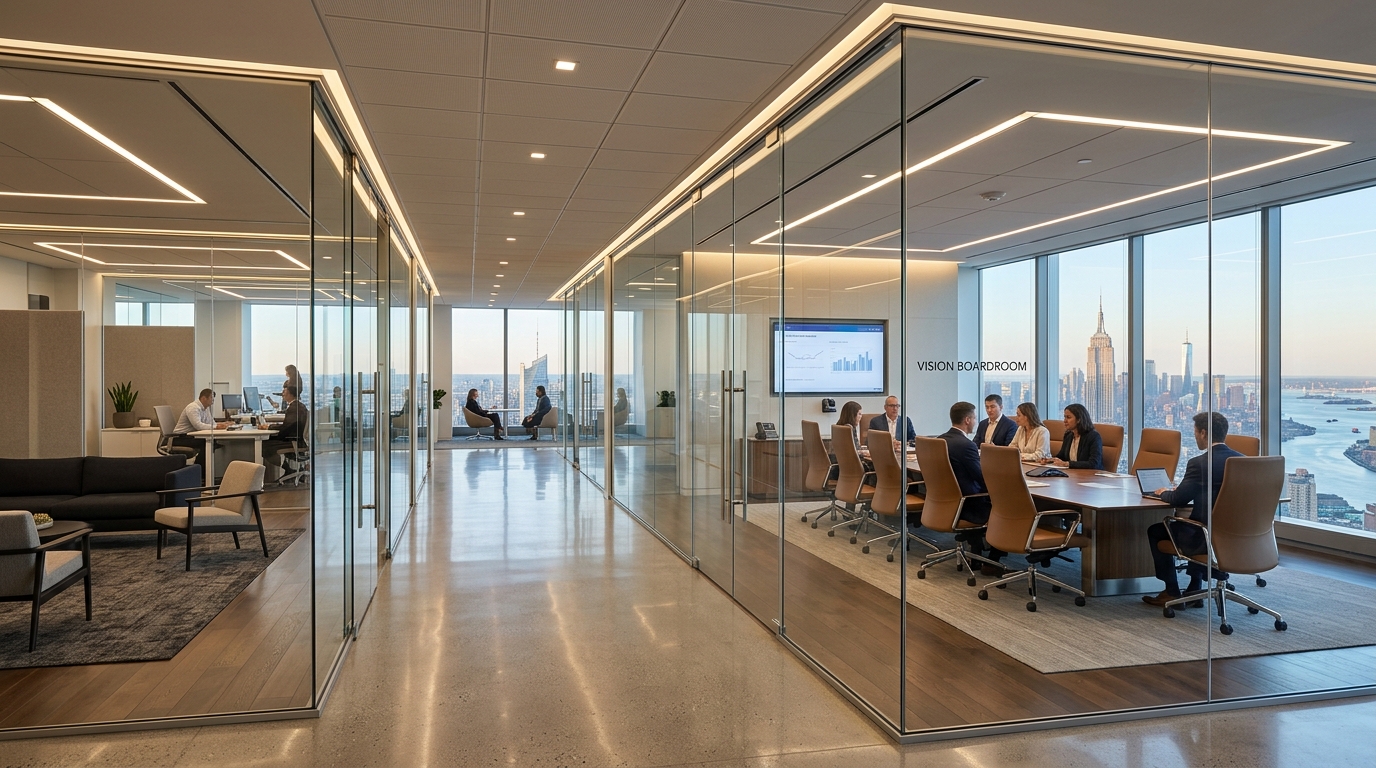 Corporate Glass Partition