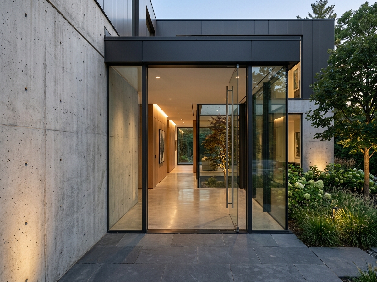 Frameless Glass Pivot Doors